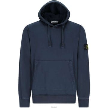 (당일) 26SS 스톤 아일랜드 와펜 패치 네이비 후드 티셔츠 L1S15 6100062 S0051 V0020