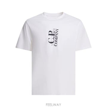 26 FW CP컴퍼니 로고 프린트 크루넥 코튼 티셔츠 005100W103 20CMTS084A