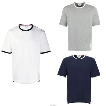 국내배송 [제이밀란] 26S/S 톰브라운 남성 콘트라스트 트리밍 반팔 티셔츠 MJS083A