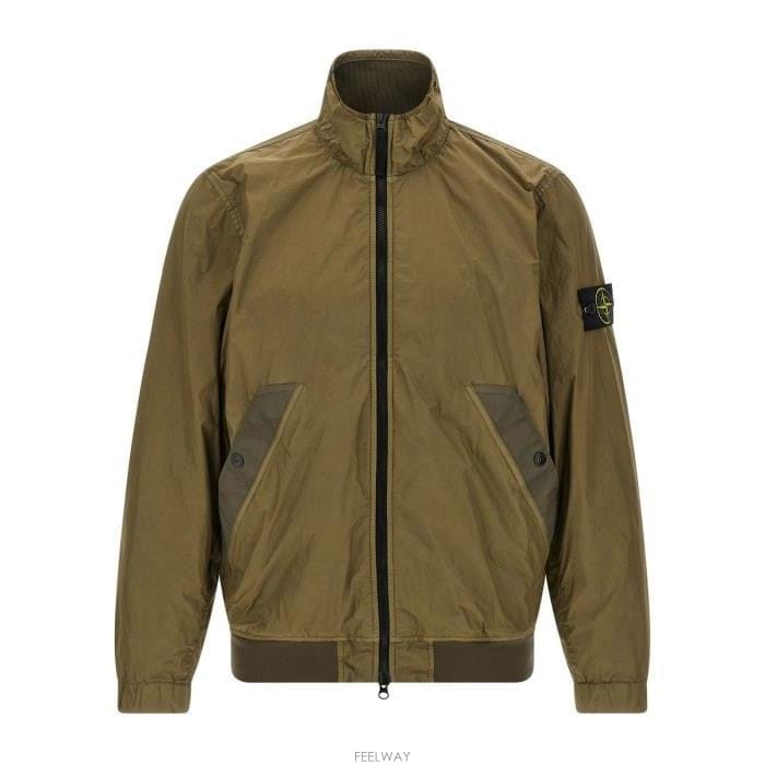 26 FW 스톤 아일랜드 로고 패치 집업 자켓 V005G L1S154100111S0A23