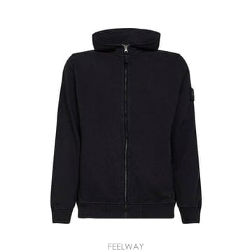 26 FW 스톤 아일랜드 로고 패치 집업 후디 V0029 L1S156100032S0060