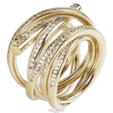 26 FW 페라가모 간치니 엠벨리시드 링 760608TG54ORO 760005