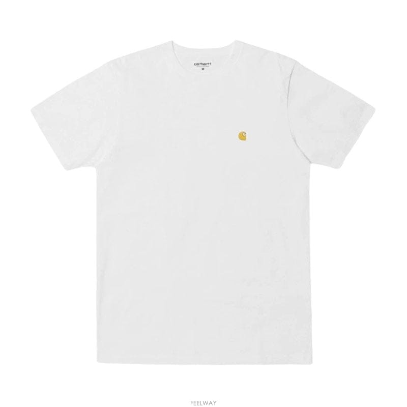 26SS 칼하트윕 체이스 화이트 남성 반팔 티셔츠 I026391 00RXX