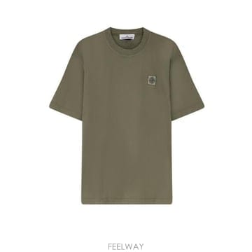 26 FW 스톤 아일랜드 로고 패치 크루넥 티셔츠 V005G L1S152100030S0115