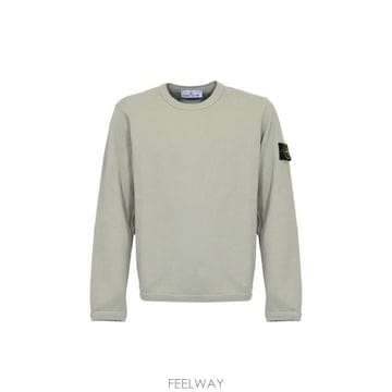 26 FW 스톤 아일랜드 로고 패치 크루넥 스웨트셔츠 V0055 L1S156100011S0297