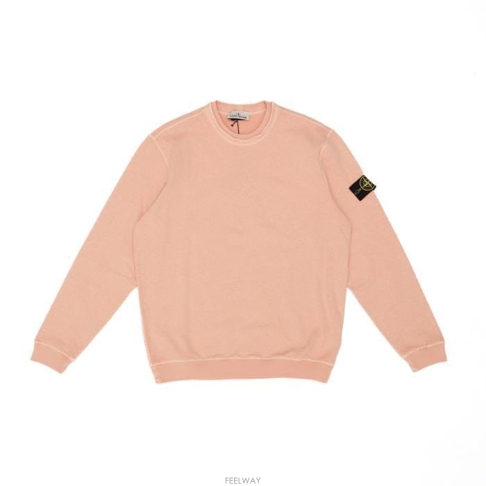 26 FW 스톤 아일랜드 로고 패치 크루넥 스웨트셔츠 V018E L1S156100034S0060