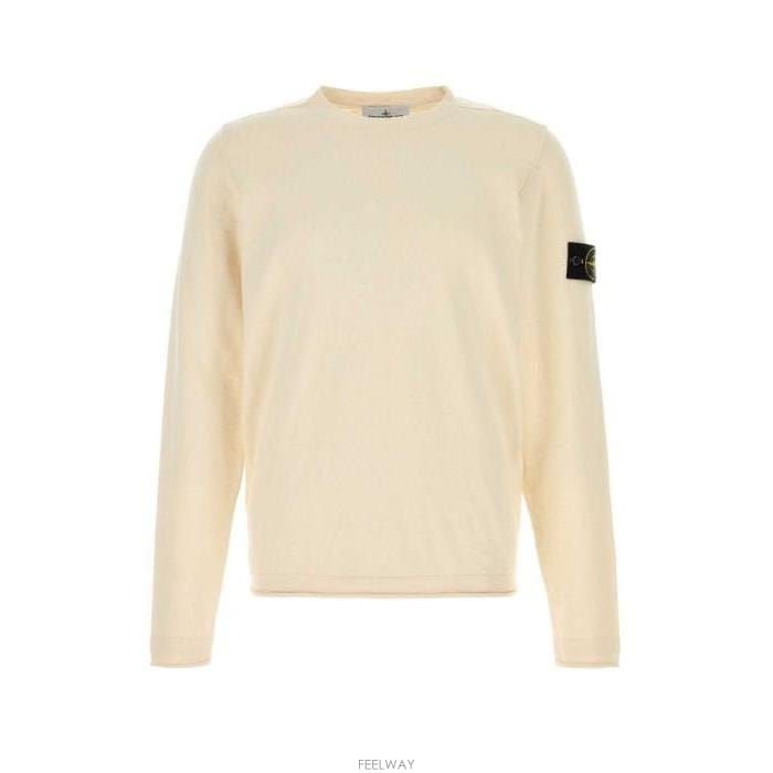 26 FW 스톤 아일랜드 로고 패치 크루넥 스웨트셔츠 V0093 L1S155100052S00B0