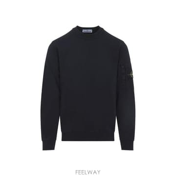 26 FW 스톤 아일랜드 로고 패치 크루넥 스웨트셔츠 V0020 L1S156100019S0410