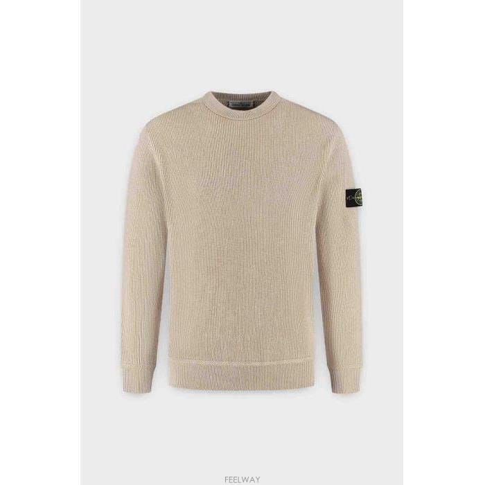 26 FW 스톤 아일랜드 로고 패치 크루넥 스웨트셔츠 V0M9A L1S155100154S00D8