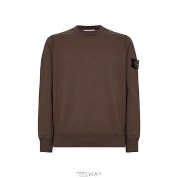 26 FW 스톤 아일랜드 로고 패치 크루넥 스웨트셔츠 V007C L1S156100060S0051