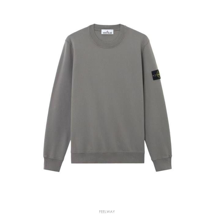26 FW 스톤 아일랜드 로고 패치 크루넥 스웨트셔츠 V0065 L1S156100060S0051