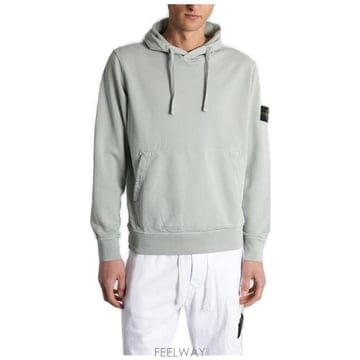 26 FW 스톤 아일랜드 로고 패치 드로스트링 후디 V0055 L1S156100062S0051