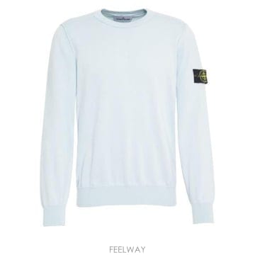 26 FW 스톤 아일랜드 로고 디테일 크루넥 스웨트셔츠 V0041 L1S155100053S00B2