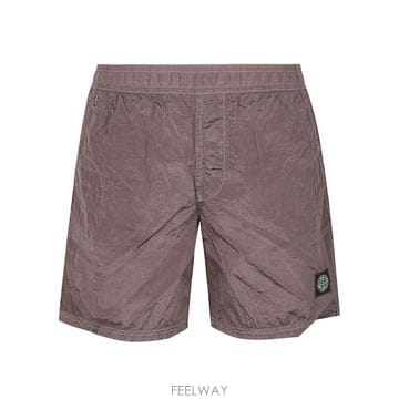 26 FW 스톤 아일랜드 로고 패치 디테일 스윔 쇼츠 V008F L1S15B100004S0043