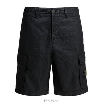 26 FW 스톤 아일랜드 로고 패치 디테일 카고 쇼츠 V0029 L1S15L100001S0069