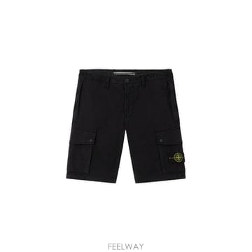 26 FW 스톤 아일랜드 로고 패치 카고 쇼츠 V0029 L1S15L100019S0A10