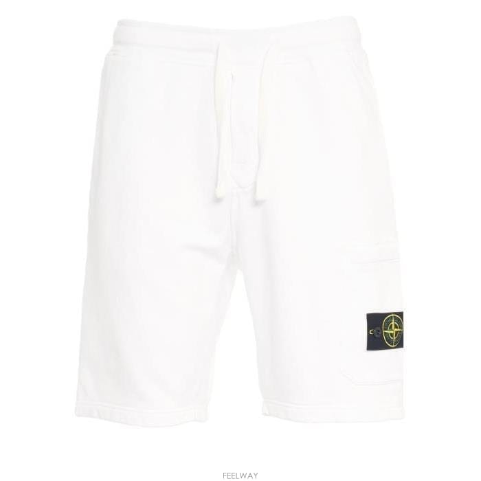 26 FW 스톤 아일랜드 드로스트링 플리스 쇼츠 V0001 L1S156200011S0051
