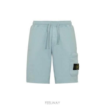 26 FW 스톤 아일랜드 드로스트링 플리스 쇼츠 V004A L1S156200011S0051