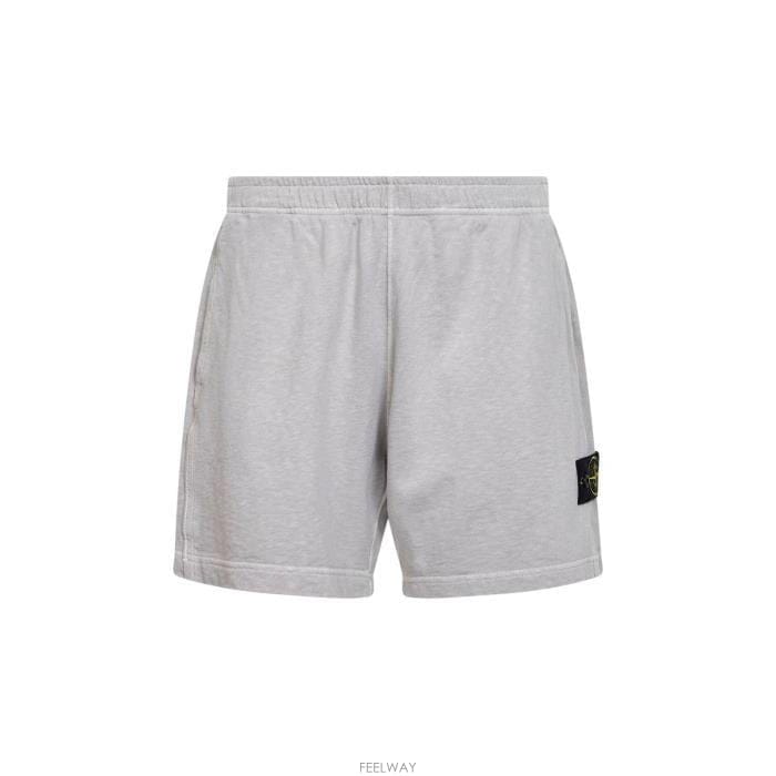 26 FW 스톤 아일랜드 로고 패치 엘라스틱 웨이스트밴드 쇼츠 V0161 L1S156200014S0060