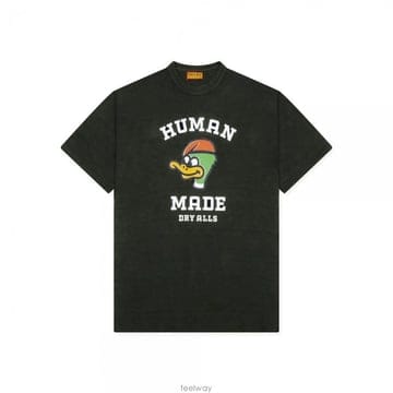 26SS 덕 프린팅 반팔 티셔츠 블랙 HM30TE006 BLACK