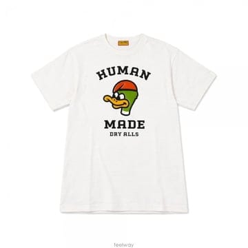 26SS 덕 프린팅 반팔 티셔츠 화이트 HM30TE006 WHITE