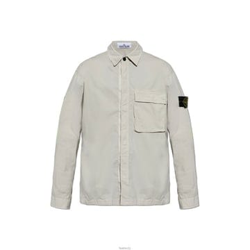 스톤 26SS 와펜 패치 오버 셔츠자켓 펄그레이 L1S15 1200032 S0003 V0061