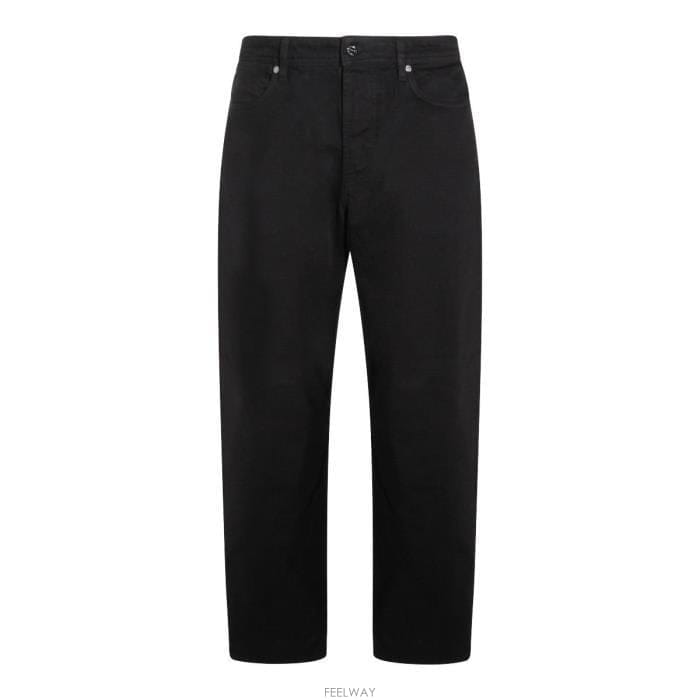 26 FW 스톤 아일랜드 로고 패치 스트레이트 레그 코튼 팬츠 V0029 L1S14J100006S0J24