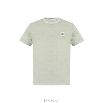 26 FW 스톤 아일랜드 로고 패치 크루넥 티셔츠 V0155 L1S152100026S0057