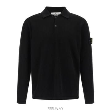 26 FW 스톤 아일랜드 롱슬리브 니트 폴로 셔츠 V0029 L1S155100024S01B2