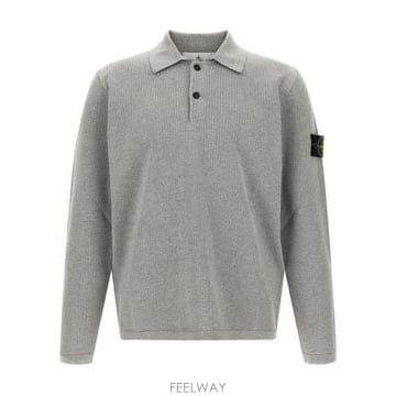 26 FW 스톤 아일랜드 롱슬리브 니트 폴로 셔츠 V0M61 L1S155100024S01B2