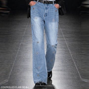 STRIKE Radiant Stud Flare DenimRadiant Stud Flare Denim