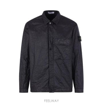 26 FW 스톤 아일랜드 로고 패치 롱슬리브 오버셔츠 V0029 L1S151200003S0069