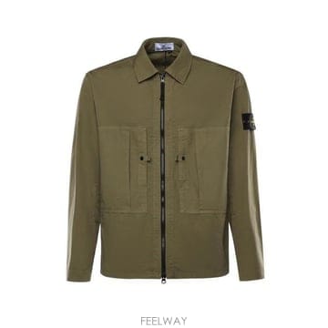 26 FW 스톤 아일랜드 컴포트핏 지퍼업 오버셔츠 V005G L1S151200005S0298