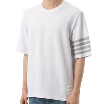 [THOM BROWNE]톰브라운 남성 반팔 티셔츠 MJS296A J0248 100
