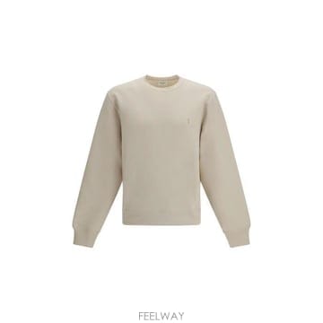 26 FW 생로랑 로고 엠브로이더드 크루넥 스웨트셔츠 7425 859817Y36SW