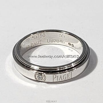 PIAGET �Ǿ��� ������ ȭ��Ʈ ��� ���̾Ƹ�� �� G34P1N00 / #55 [�ѱ�14.5] / ���� �ſ� �����Ǿ��� ������ ȭ��Ʈ ��� ���̾Ƹ�� �� G34P1N00 / #55
