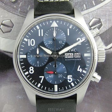 (원타임24)  IWC 파일럿 크로노그래프 청판 41미리 풀세트
