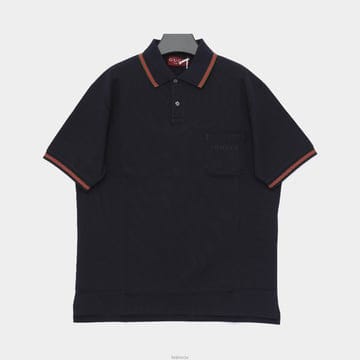 구찌 자수로고 카라 스트라이프 반팔 남성 PK티셔츠 795174 XJEOX 4794
