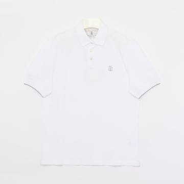 브루넬로쿠치넬리 자수로고 카라 반팔 남성 PK티셔츠 ME8548788 CK640