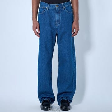 26 FW 질샌더 파이브 포켓 와이드 듀러블 데님 진 블루 J21KA0332 J45352 476
