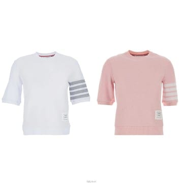Thom Browne ������� [���̹ж�]  26S/S ����� ���� ��ư ���� Ƽ���� FJS222A������� [���̹ж�]  26S/S ����� ���� ��ư ���� Ƽ