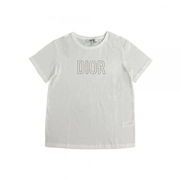 키즈 여성 로고 티셔츠 아이보리 6SBM13TEEZ 013