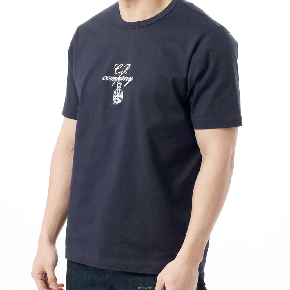 [CP COMPANY]CP컴퍼니 남자 반팔 티셔츠 18CMTS109A 110301W 888