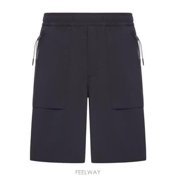 26 FW 몽클레어 그레노블 로고 패치 드로스트링 쇼츠 999 L10972B00003597SL