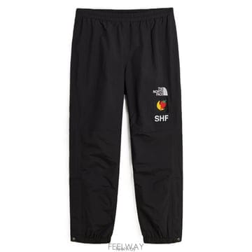 더 노스페이스 X SHF 로고 패치 트랙팬츠 블랙