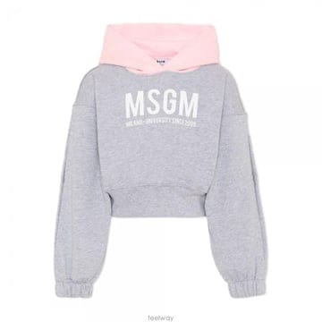키즈 투톤 크롭 후드티 S6MSJGHS025 27102