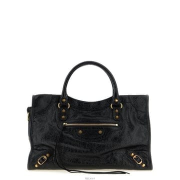 [비엔비명품관] BALENCIAGA 발렌시아가 여성 르 시티 미디엄 토트백 숄더백