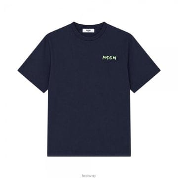키즈 스몰 반팔 티셔츠 다크블루 S6MSJUTH003 MS072