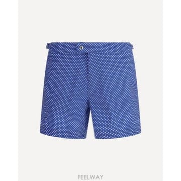 톰포드 폴카 도트 남성 수영복 스윔팬츠 블루