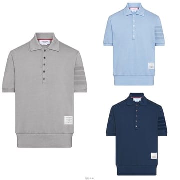Thom Browne ������� �����巰���� 26SS ����� ���� ��ư ���� Ƽ���� MJP236A������� �����巰���� 26SS ����� ���� ��ư ���� Ƽ